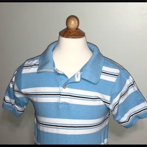 Boys Striped Polo, Large